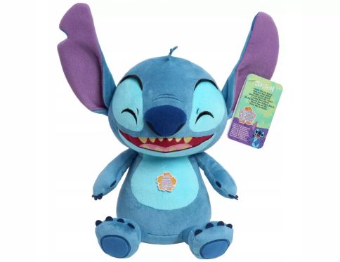 Stitch Maskotka interaktywna oryginał Stitch 28 cm dźwięk ROZŚMIESZ MNIE