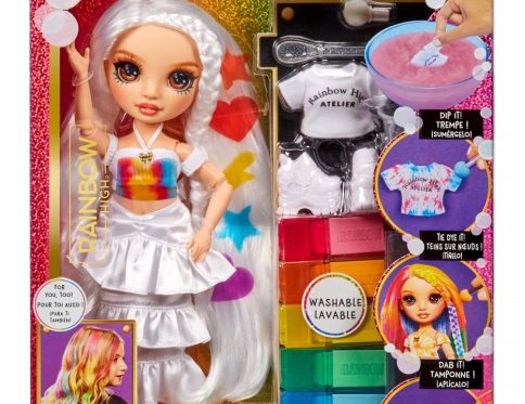 Lalka modowa C.A. Cupid wielokolorowa z akcesoriami do malowania