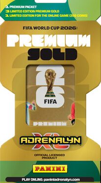 PANINI FIFA WORLD CUP 2026 BLISTER GOLD ADRENALYN XL KARTY PIŁKARSKIE