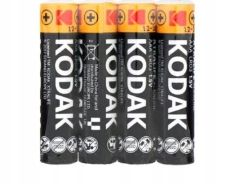 Bateria alkaliczna Kodak AAA (R3) 4x MAŁY PALUSZEK
