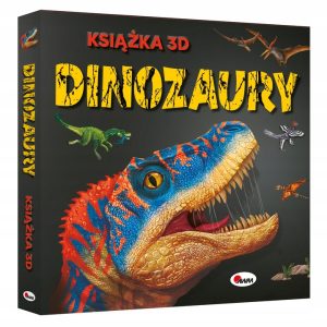 Dinozaury Książka 3D z rozkładanymi scenkami i ruchomymi okienkami