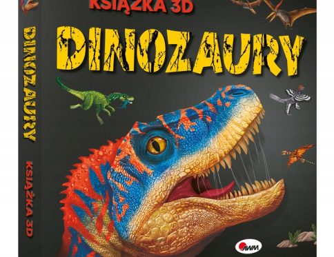 Dinozaury Książka 3D z rozkładanymi scenkami i ruchomymi okienkami