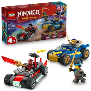KLOCKI LEGO Ninjago auto samochody pojedynek wyścigowy Rogue kontra Drix 71840