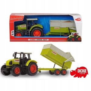 Traktor Dickie Toys traktor Class Ares + przyczepa wywrotka