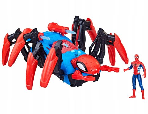wyrzutnia Marvel SpiderMan Crawl 'N Blaster Spider strzelanie pajęczyną wodą