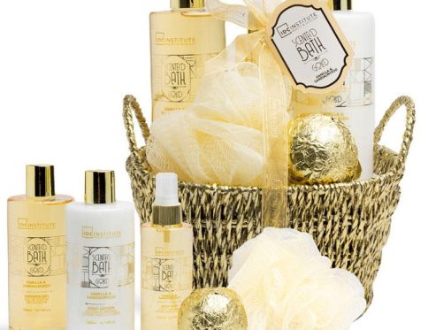 KOSMETYKI IDC DUŻY KOSZ ZESTAW PREZENTOWY KOSMETYKÓW CIAŁA KĄPIELI