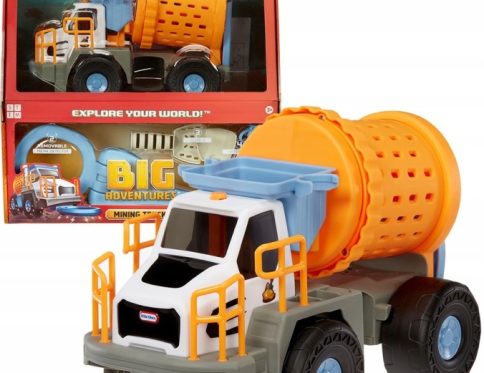 Ciężarówka górnicza Zestaw Big Adventures Wykrywacz Metali Little Tikes