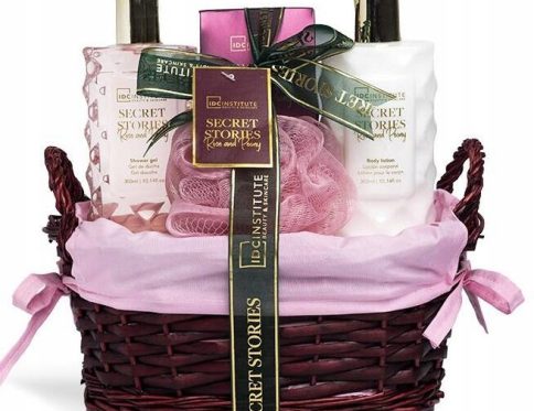 KOSMETYKI KOSZ ZESTAW PREZENTOWY KOSMETYKÓW CIAŁA I KĄPIELI