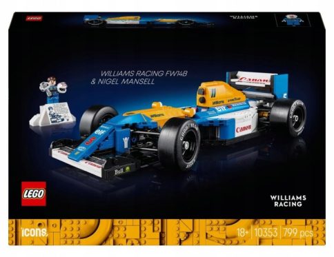 LEGO 10353 ICONS Williams Racing FW14B i Nigel Mansell
