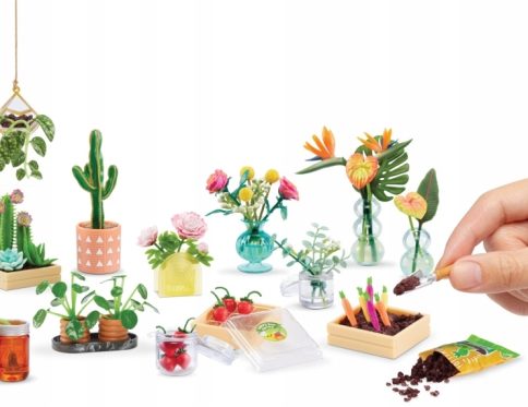 Miniverse Kwiaty Mini roślinki Zestaw Make It Mini Botanicals 60 el