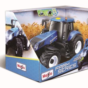 Traktor New Holland T8.435 niebieski Światła + dźwięk Maisto