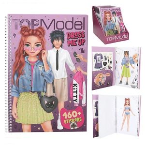 Depesche TOP Model zeszyt projektantki mody naklejki projektantka