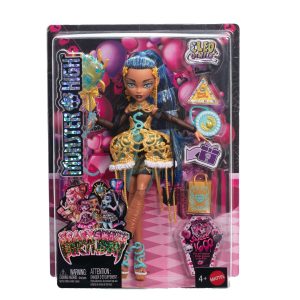 Lalka z akcesoriami Monster High Straszysłodkie urodziny Cleo de Nile JBG76