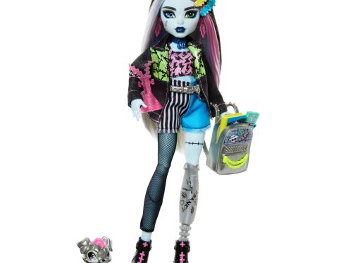 Monster High Lalka podstawowa Frankie Stein + zwierzątko Piesek Watzie