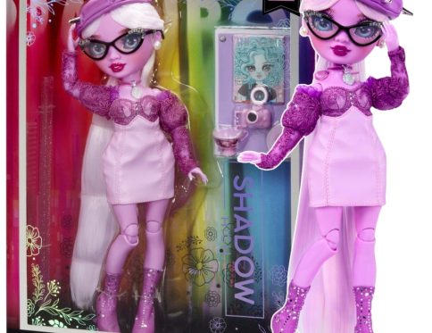 Rainbow High Shadow LALKA MODOWA Z AKCESORIAMI LAVENDER LYNNE FASHION DOLL