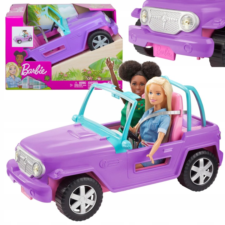 Auto-Barbie-Plazowy-Jeep-GMT46-Marka-Barbie