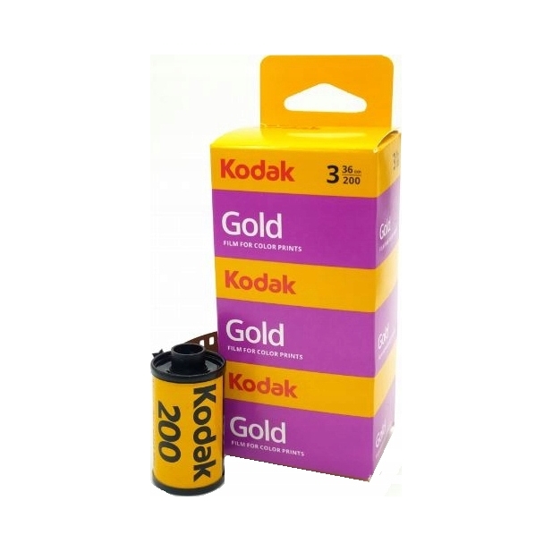 Film-maloobrazkowy-Kodak-Gold-200-36-kolorowy-negatyw-klisza-3-sztuki-Stan-opakowania-oryginalne