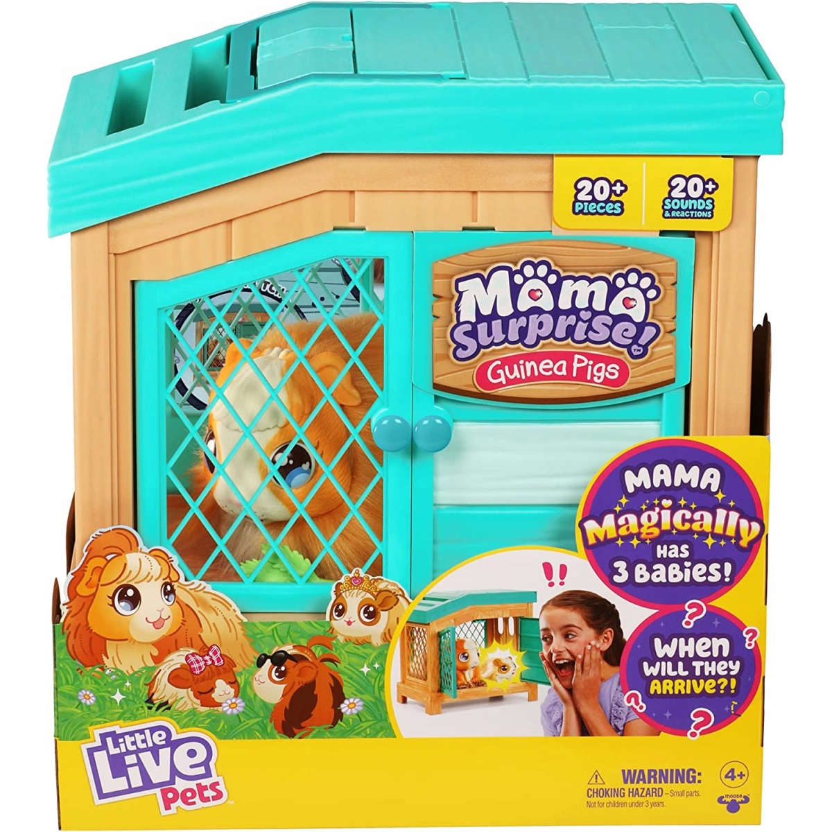 Little-Live-Pets-26410-Interaktywna-Swinka-Morska-Mama-Suprise
