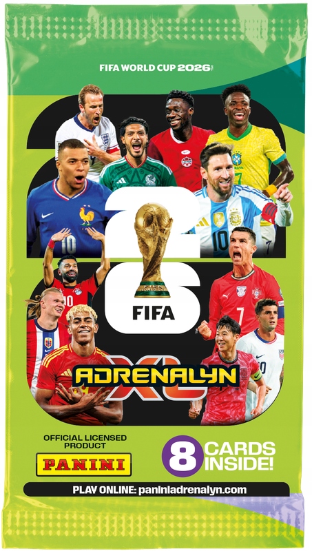 PANINI-FIFA-WORLD-CUP-2026-ADRENALYN-XL-SASZETKA-8-KART