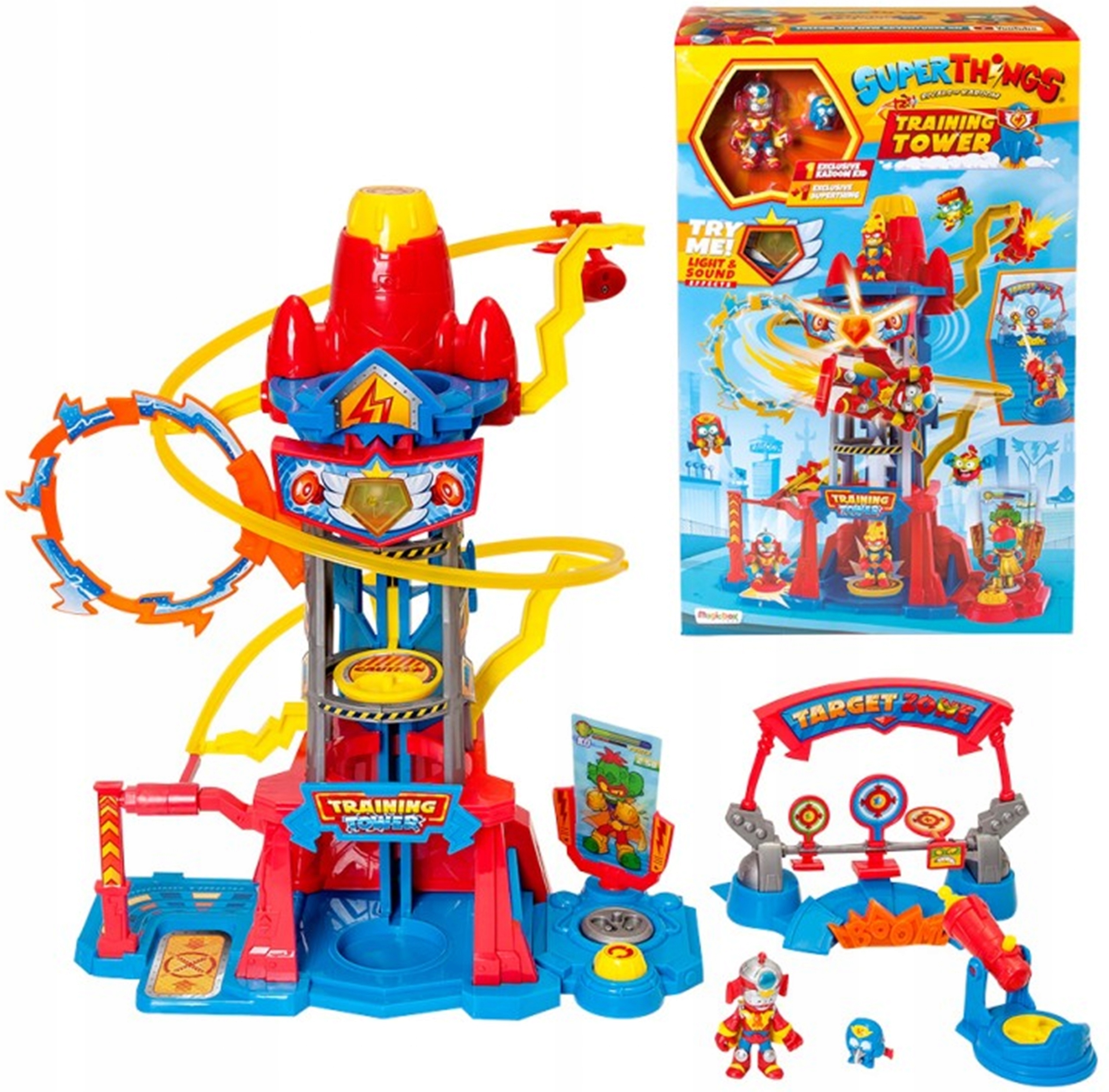 Super-Things-Zings-Seria-8-Wielka-Wieza-Treningowa-Training-Tower-Stan-opakowania-oryginalne