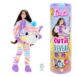 Barbie Cutie Reveal Lalka Zebra Seria Kolorowe marzenia HRK39