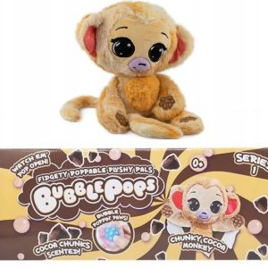 Maskotka Bubble Pops Pachnąca Kakaowa Małpka SENSORYCZNA POP IT