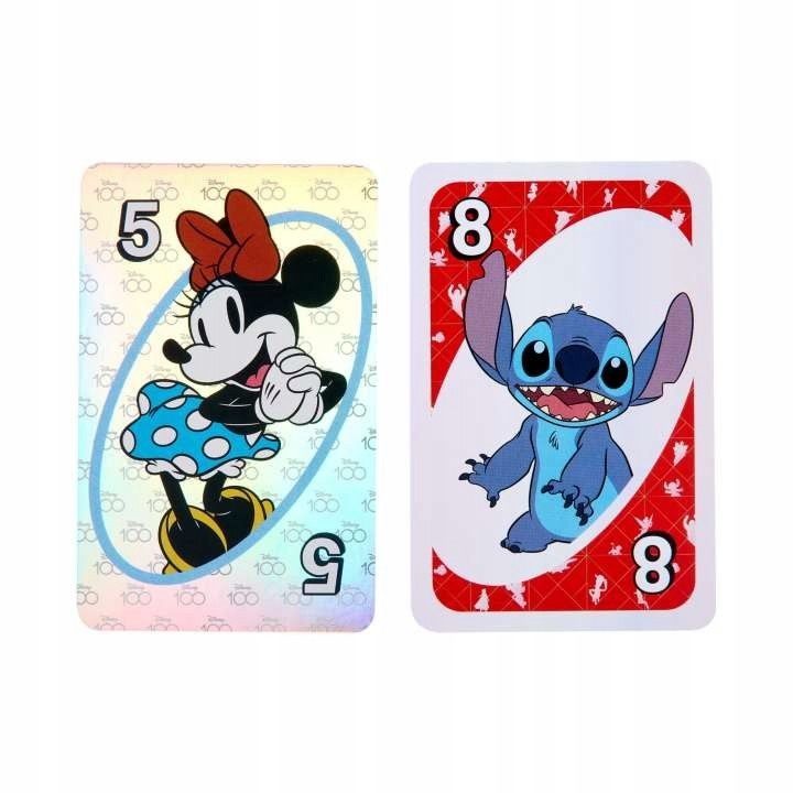 DISNEY-100-LAT-GRA-karciana-KARTY-UNO-Mattel-bohaterowie-bajek-Czas-rozgrywki-Do-15-minut