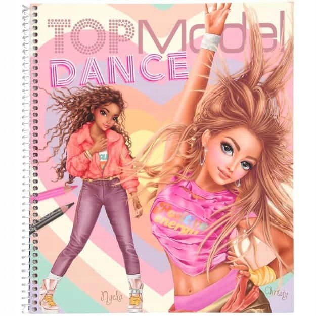 Depesche-TOP-Model-12227-Dance-KOLOROWANKA-Z-NAKLEJKAMI-I-SZABLONAMI