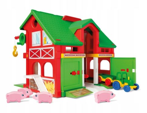 Domek piętrowy dom zagroda Play House farma WADER 25451