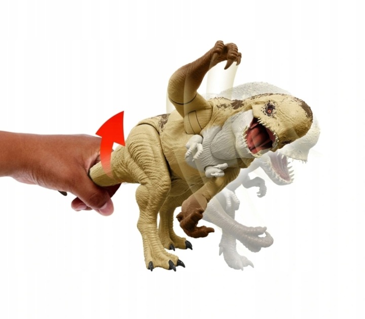 JURASSIC-WORLD-DINOZAUR-DISTORTUS-REX-JGB58-ODRODZENIE-figurka-z-dzwiekiem-Marka-Mattel