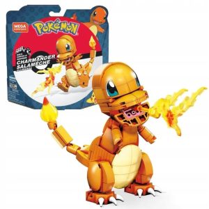 KLOCKI MEGA construx Mega Pokemon Zbuduj wyeksponuj Pokémona Charmander GKY95