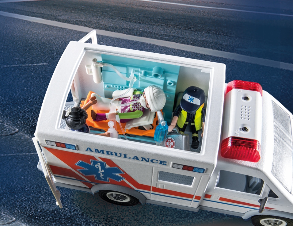 KLOCKI-PLAYMOBIL-KARETKA-AMBULANS-SWIATLO-DZWIEK-71232-Typ-klocki-konstrukcyjne