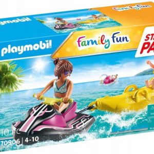 Klocki Playmobil Starter Pack Skuter wodny z bananową łodzią 70906