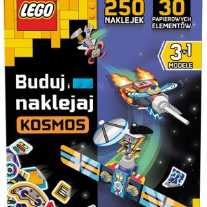 LEGO Buduj i naklejaj Kosmos + 3 modele statków kosmicznych