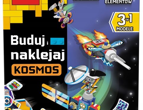 LEGO Buduj i naklejaj Kosmos + 3 modele statków kosmicznych