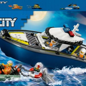 LEGO 60456 Klocki City Pościg łodzią policyjną