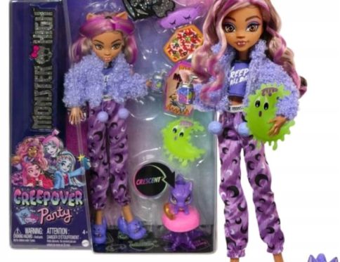 Lalka Mattel Monster High Creepover Party Clawdeen Wolf 29 cm