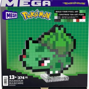 MEGA CONSTRUX KLOCKI 374 el POKEMON BULBASAUR PIXEL konstrukcyjne