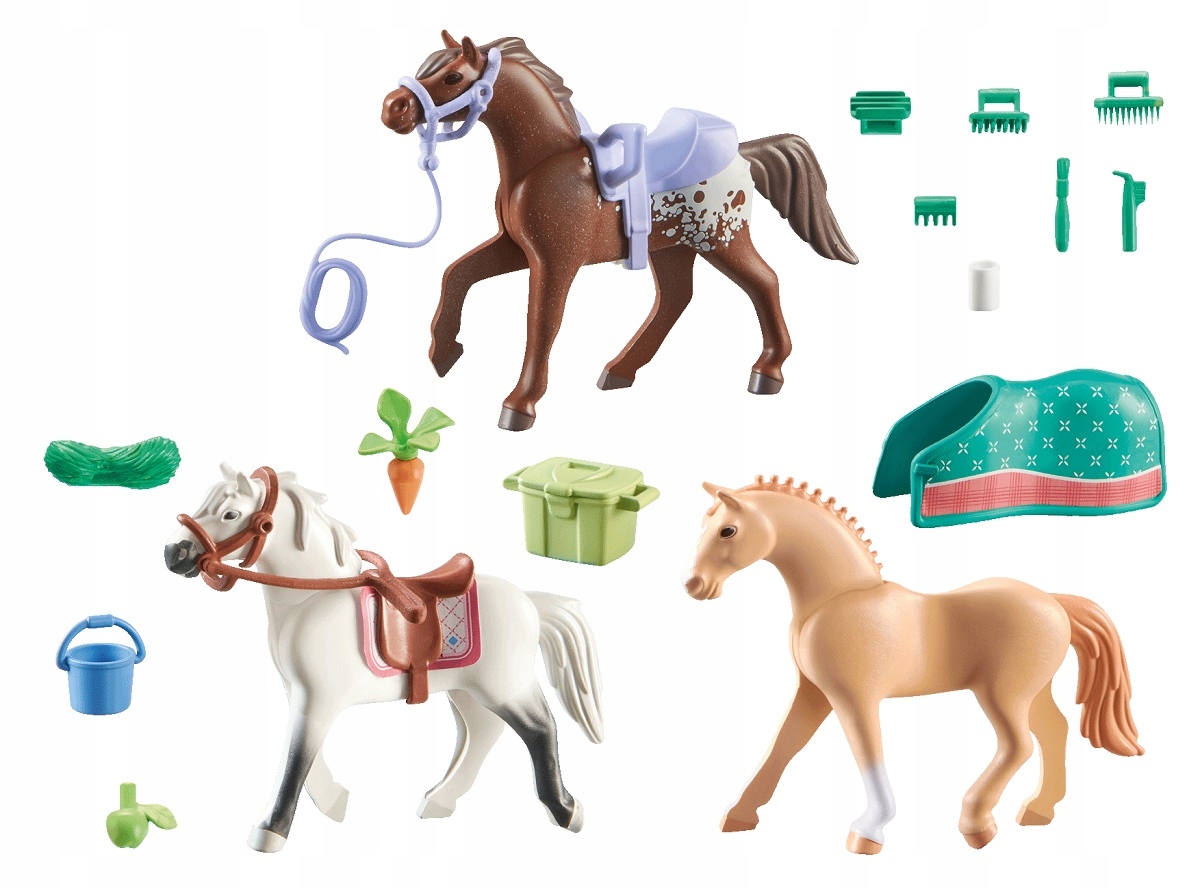 PLAYMOBIL-3-KONIE-MORGAN-QUARTER-SHAGYA-71356-EAN-GTIN-4008789713568