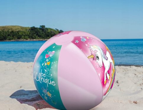 Piłka plażowa 50 cm dmuchana jednorożec
