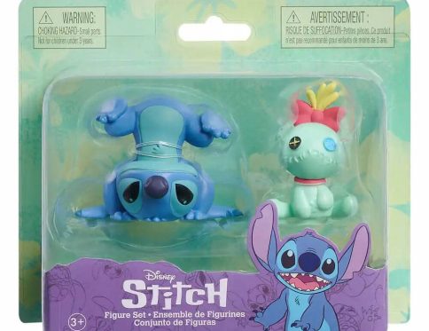 STITCH Lilo 2 Figurki Stitch Stojący na Głowie i Scump
