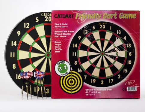 ZESTAW DO GRY W DARTA rzutki Tablica Tactic Catdart Dart