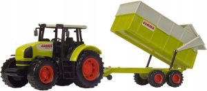 Traktor-Dickie-Toys-traktor-Class-Ares-przyczepa-Stan-opakowania-oryginalne