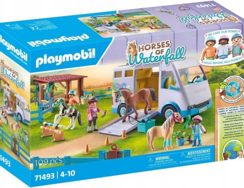 Mobilna nauka jazdy konnej Klocki konstrukcyjne PLAYMOBIL 71493 109 el