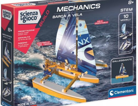 KLOCKI LABORATORIUM MECHANIKI PŁYWAJĄCY TRIMARAN