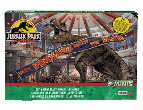 JURASSIC WORLD KALENDARZ ADWENTOWY 30 rocznica HTK45 dinozaury