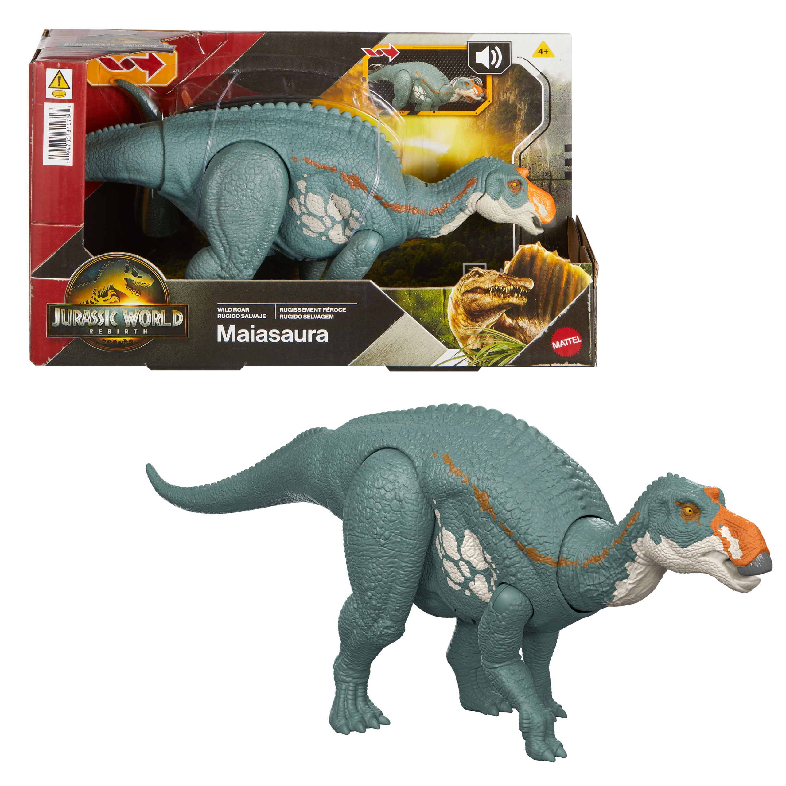 Dinozaur-Majazaura-ryczacy-Mattel-Jurassic-World-Wild-Roar-Maiasaura