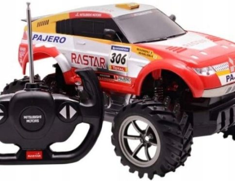 Mitsubishi Pajero Dakar 1:18 auto na AKUMULATOR Sterowany