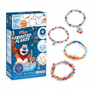 MAKE IT REAL bransoletki koraliki Zestaw Kellogg's zabawka kreatywna