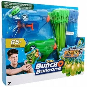 PISTOLET NA WODĘ Zuru 2szt BALONY WODNE 70 SZT bomby wodne psikawka wodna